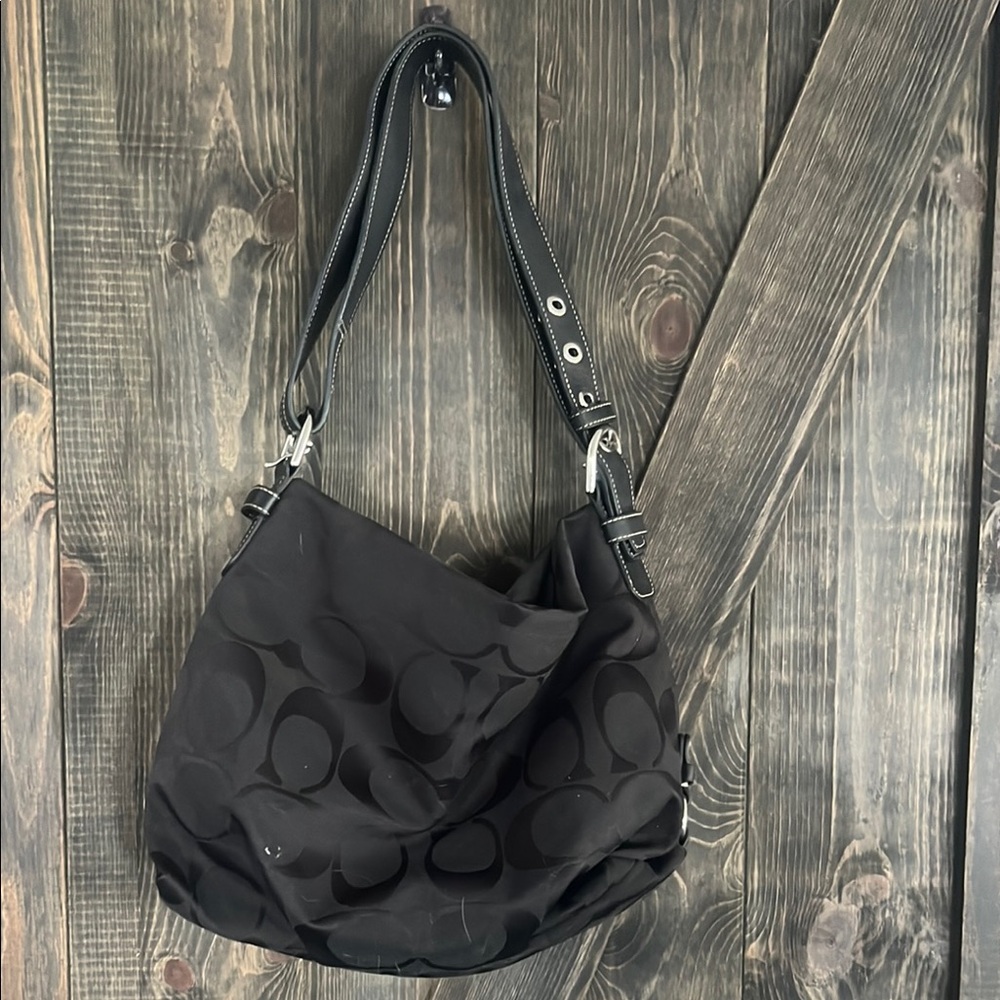 Coach Black Hobo Bag
